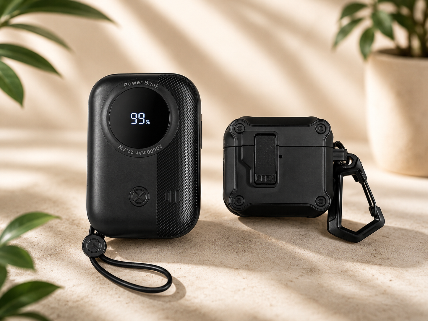 Batería Portátil Voltify 20,000 mAh - Carga Rápida 22.5W con Cables Integrados