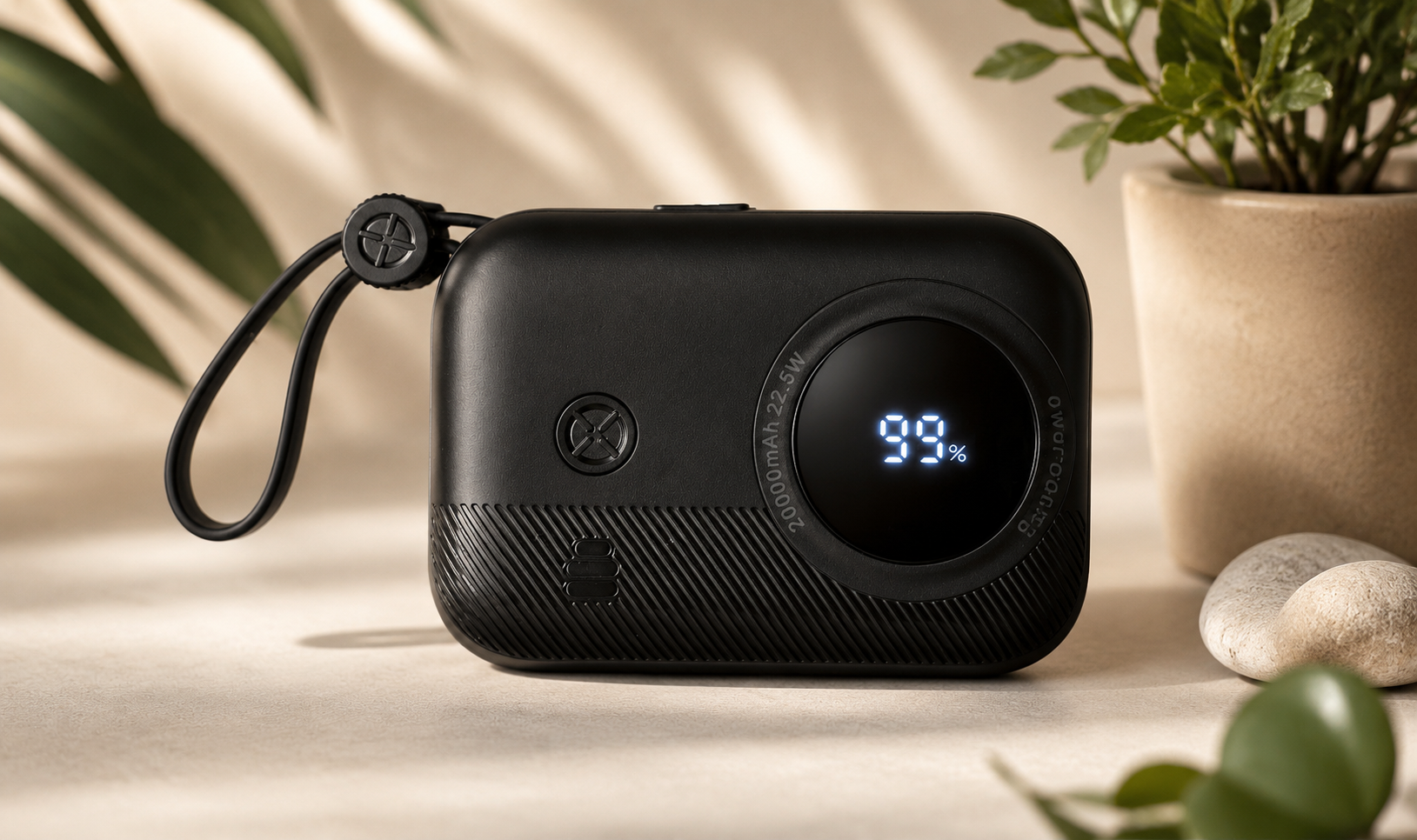 Batería Portátil Voltify 20,000 mAh - Carga Rápida 22.5W con Cables Integrados